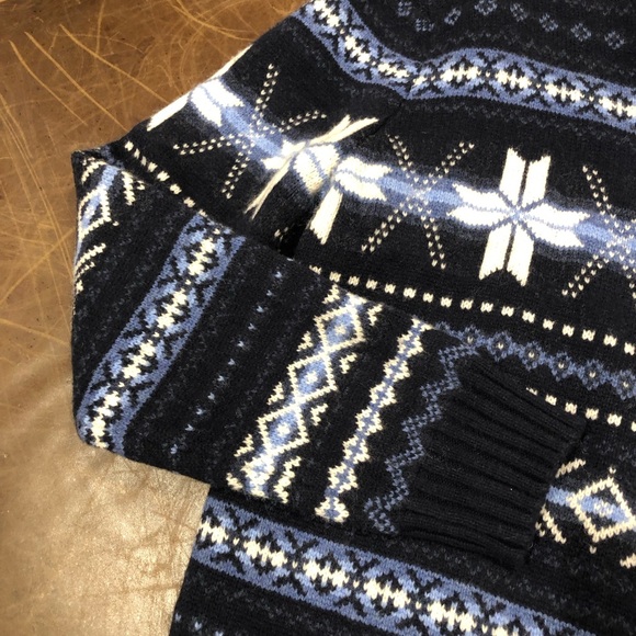 Polo Ralph Lauren 100% wool sweater Holiday Christmas Snow Warm - Picture 4 of 12